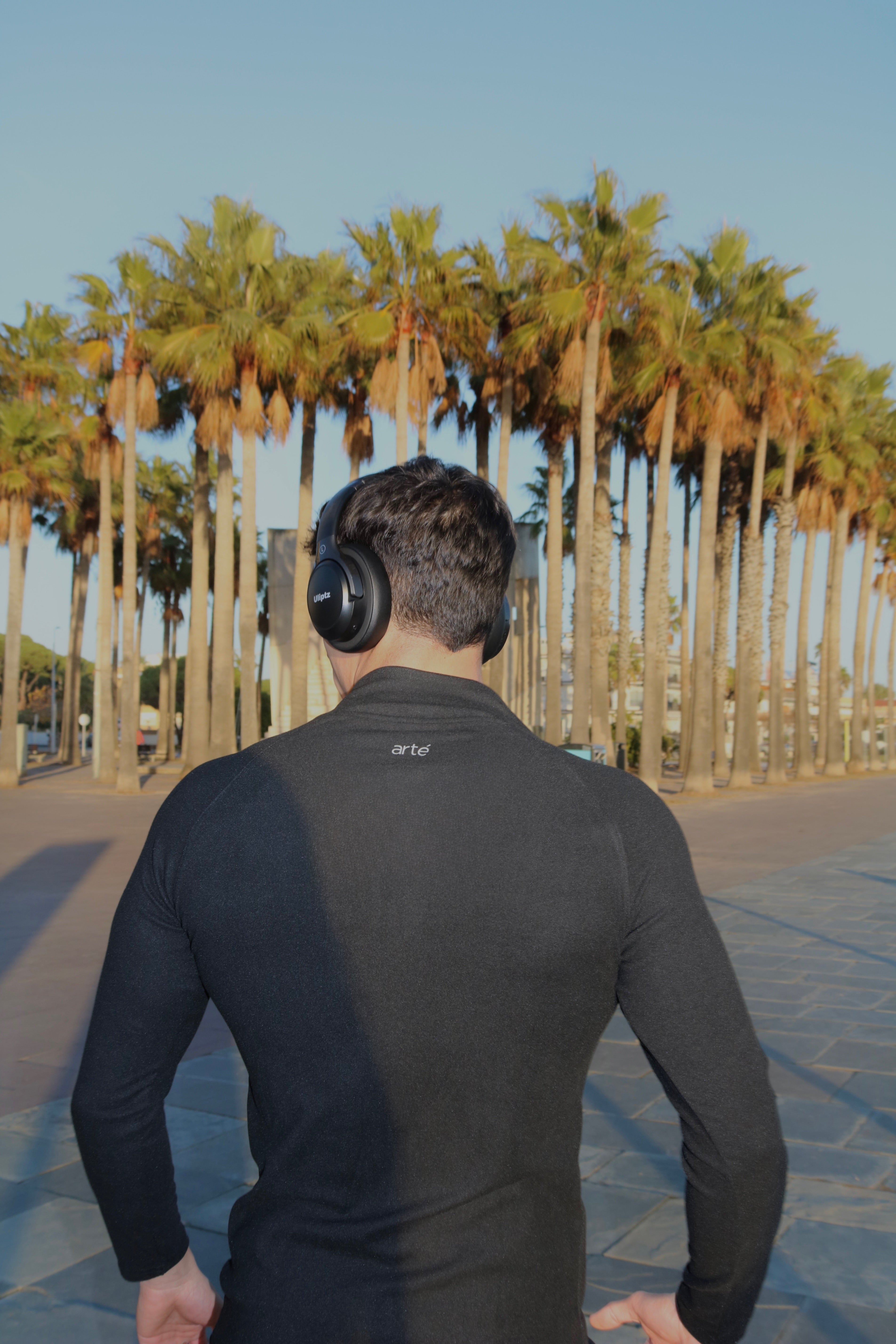 Sudadera técnica negra - arté