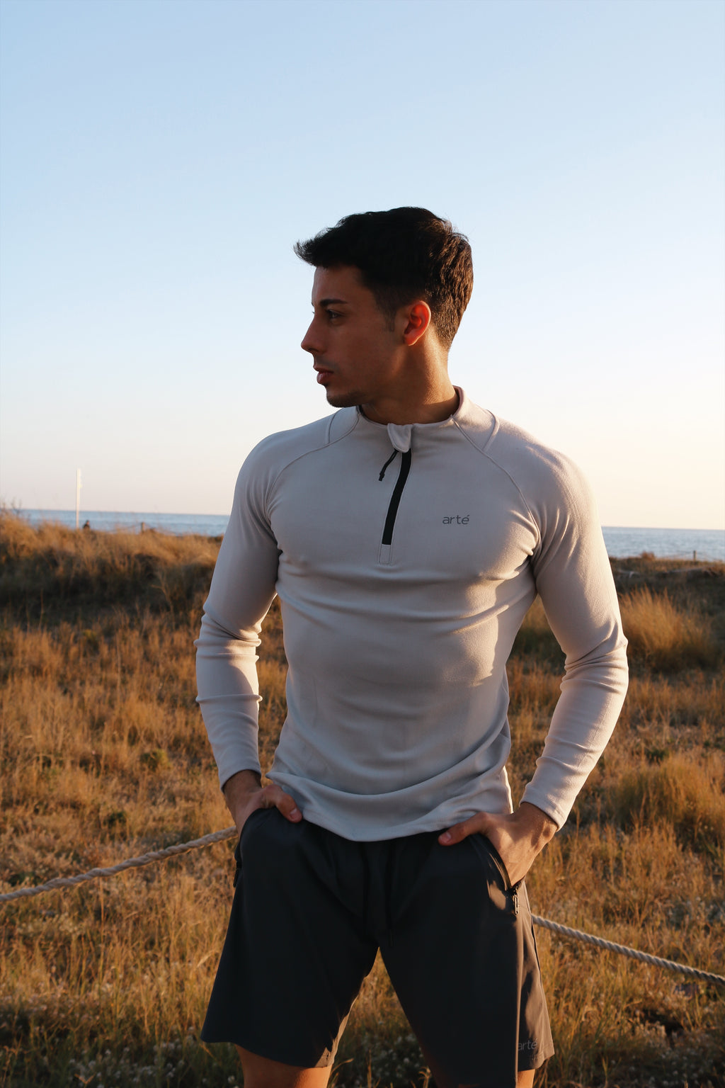 Sudadera técnica gris - arté