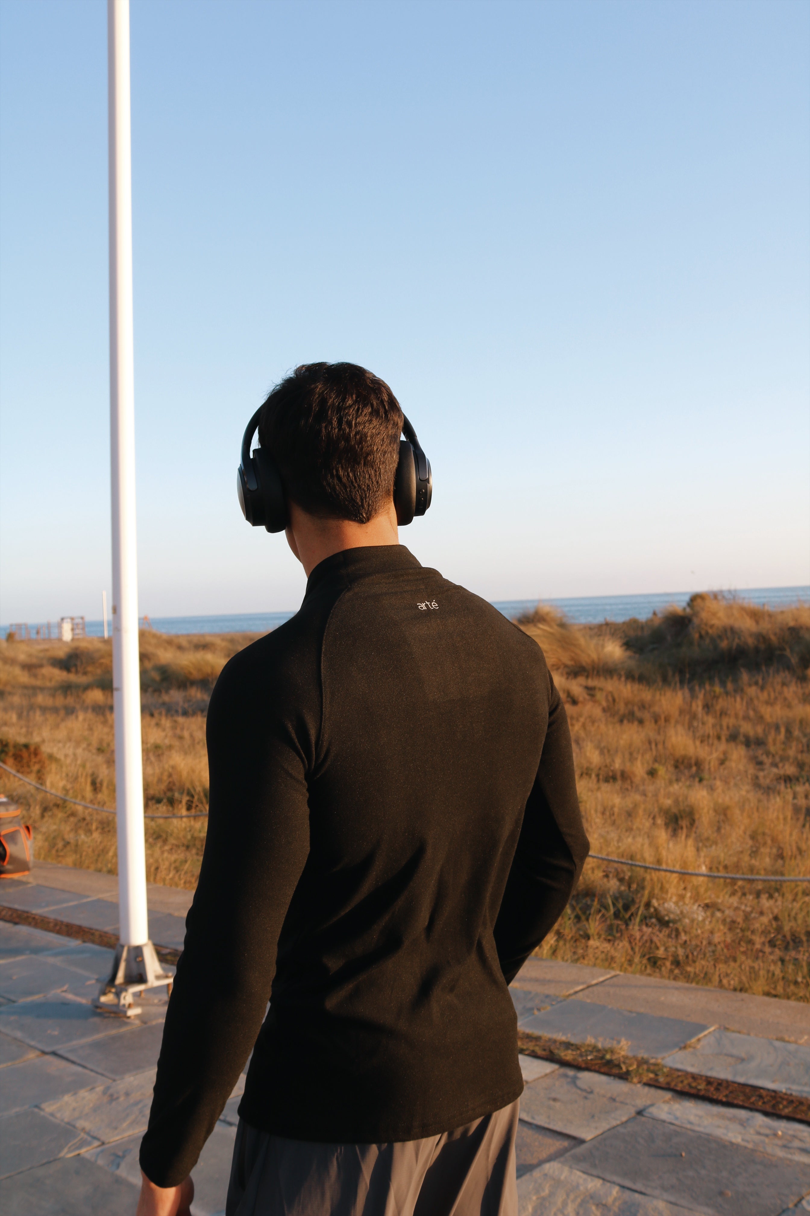 Sudadera técnica negra - arté