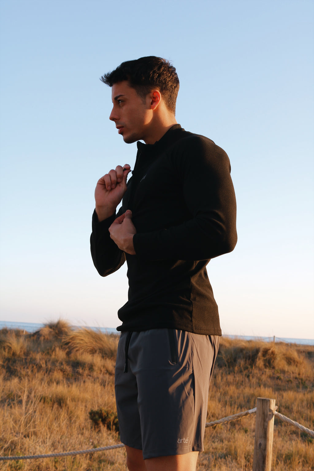 Sudadera técnica negra - arté