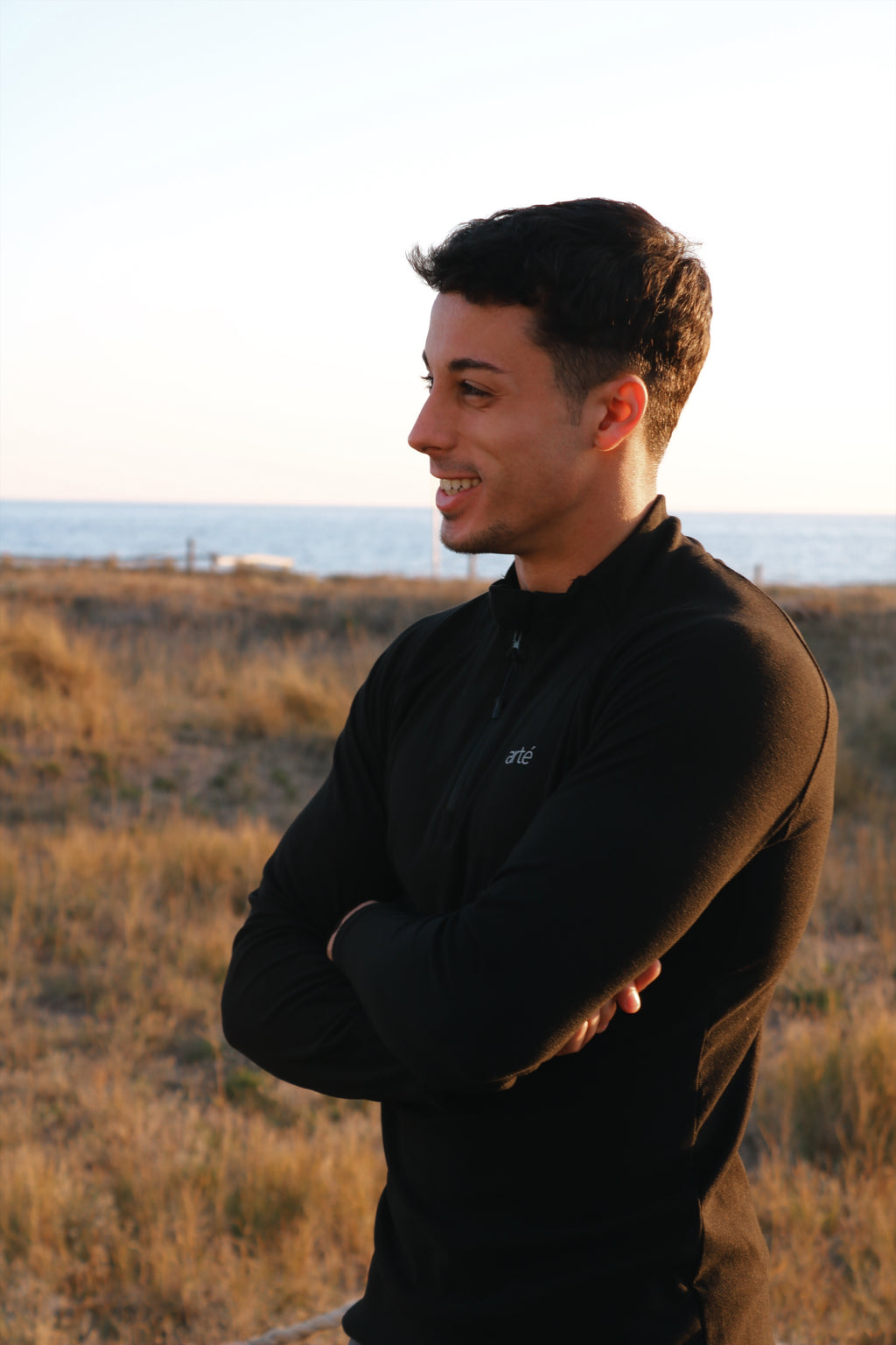 Sudadera técnica negra - arté