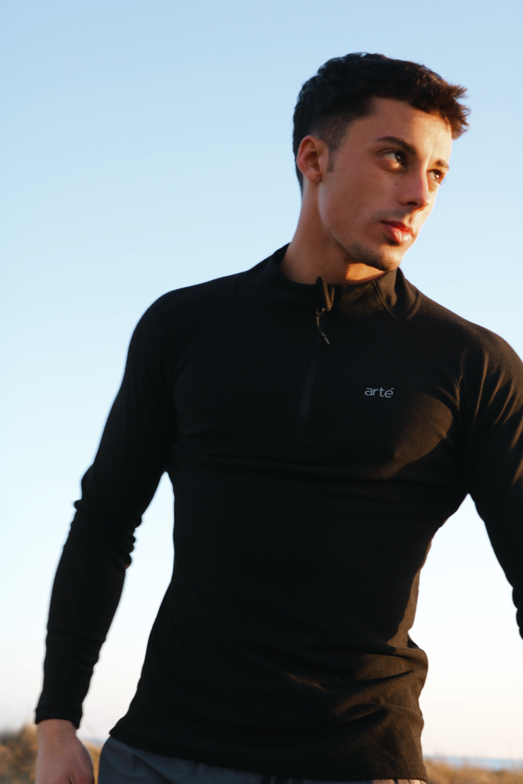 Sudadera técnica negra - arté