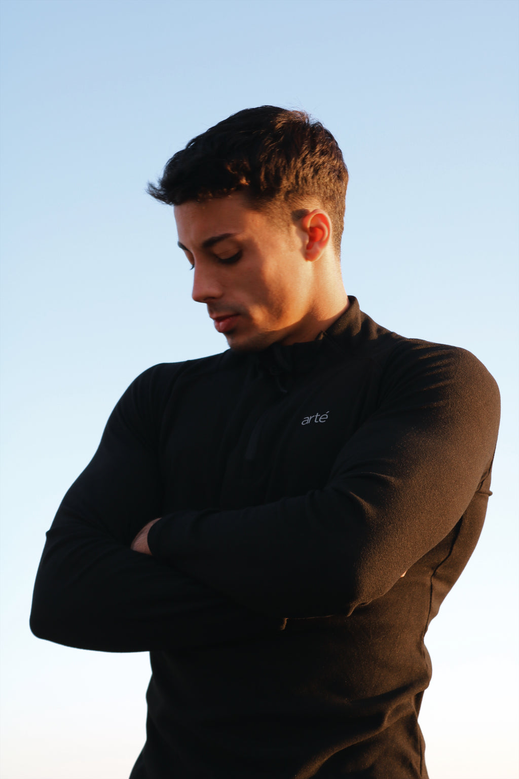 Sudadera técnica negra - arté