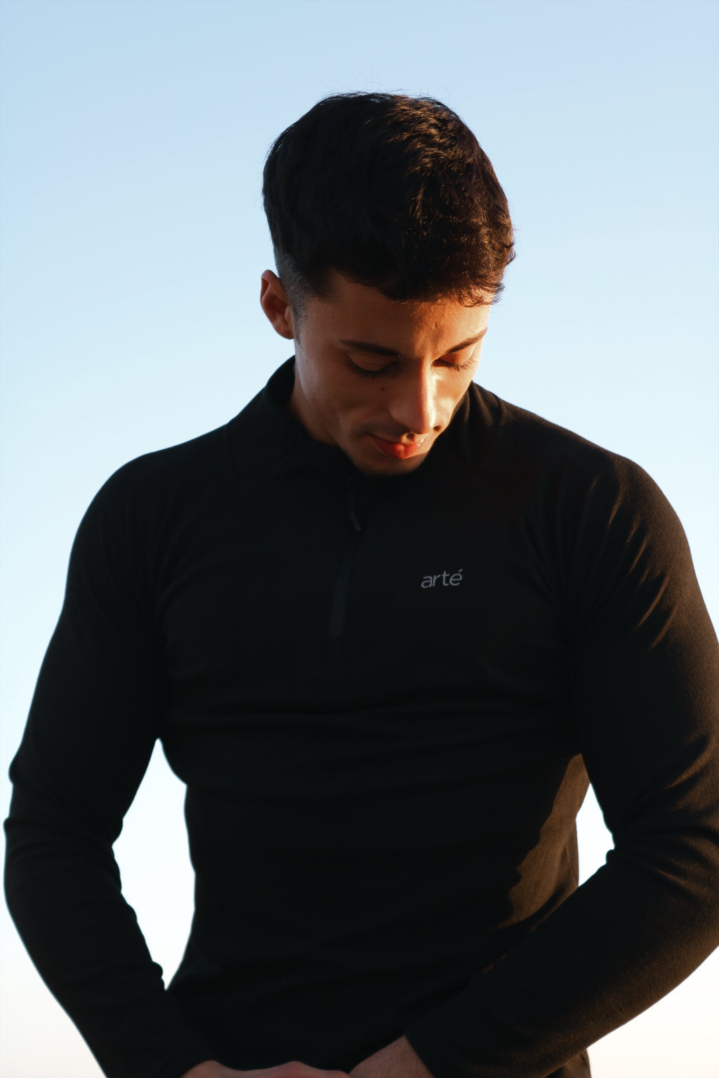 Sudadera técnica negra - arté