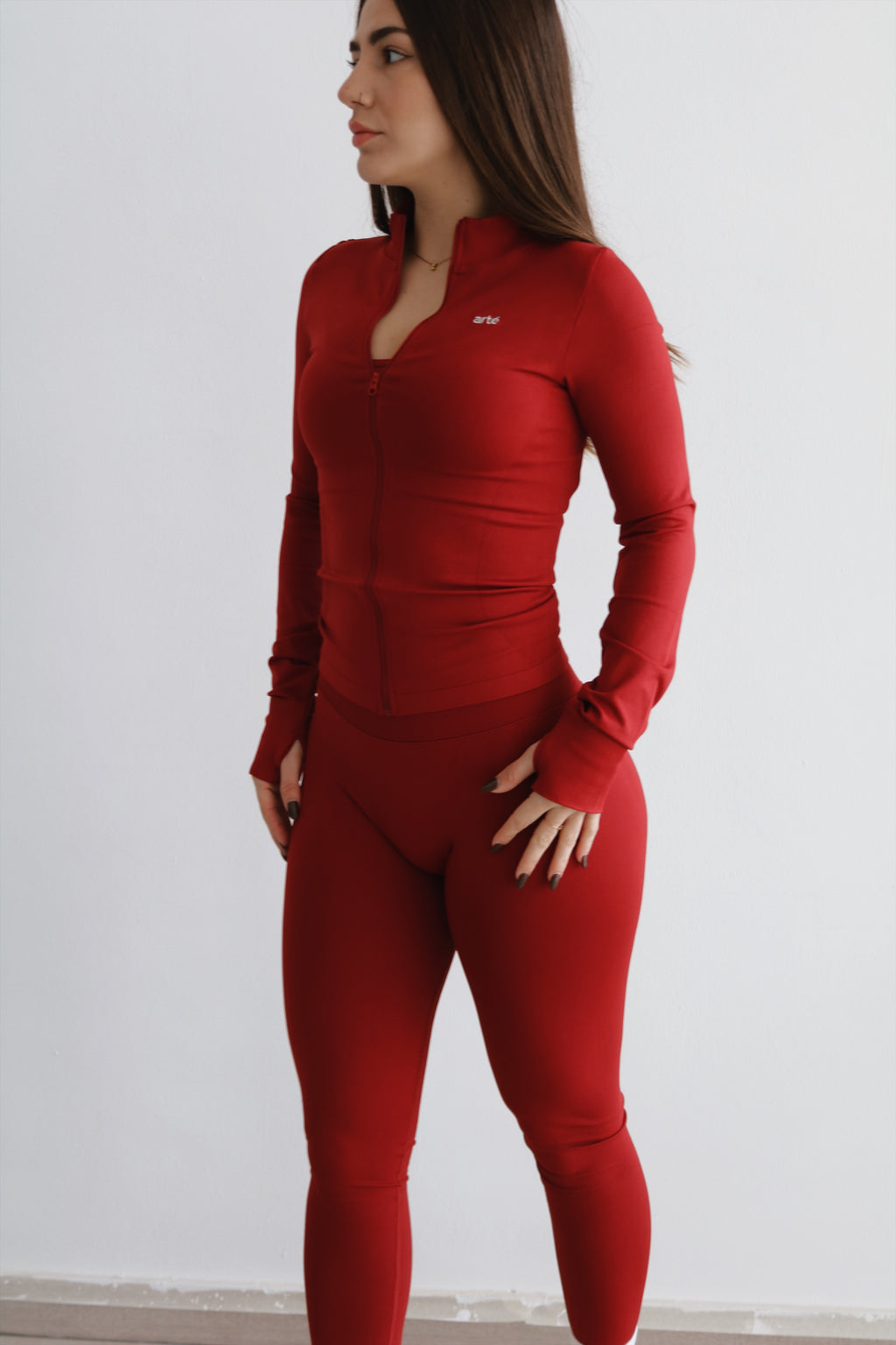 Chaqueta Granate Ajustada- arté